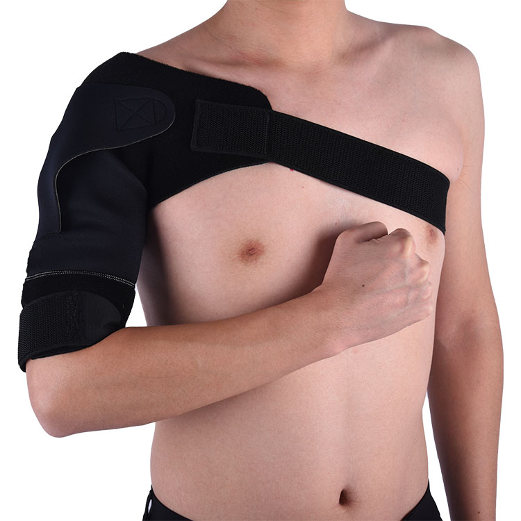厂家直销可调节运动护肩肩膀绑带透气加压氯丁橡胶护肩批发